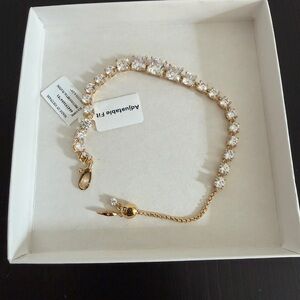 Nadri Rockstars CZ Line Bracelet